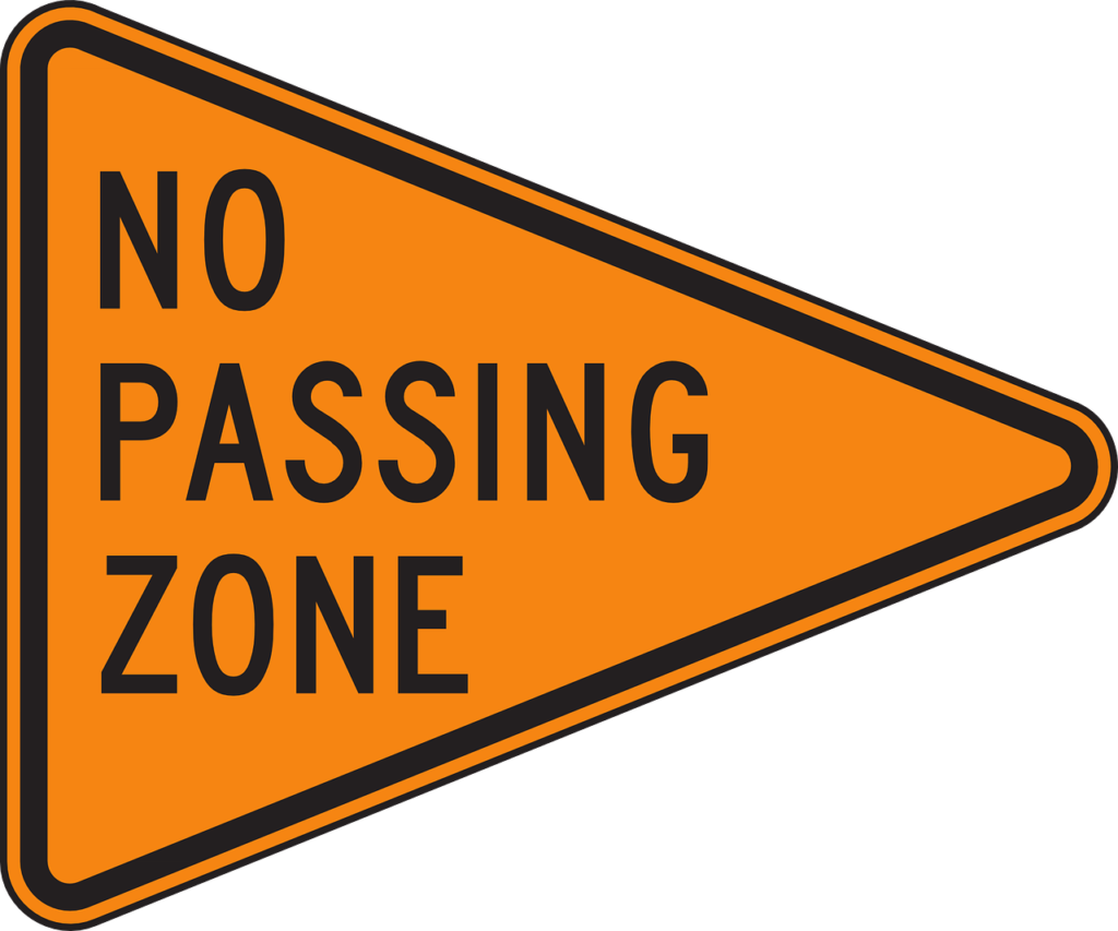 No Passing Zone