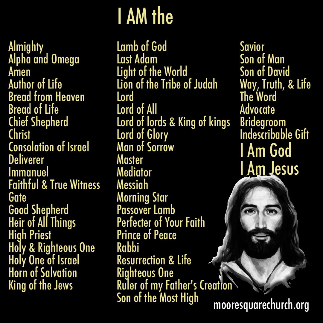 I Am God-I Am Jesus
